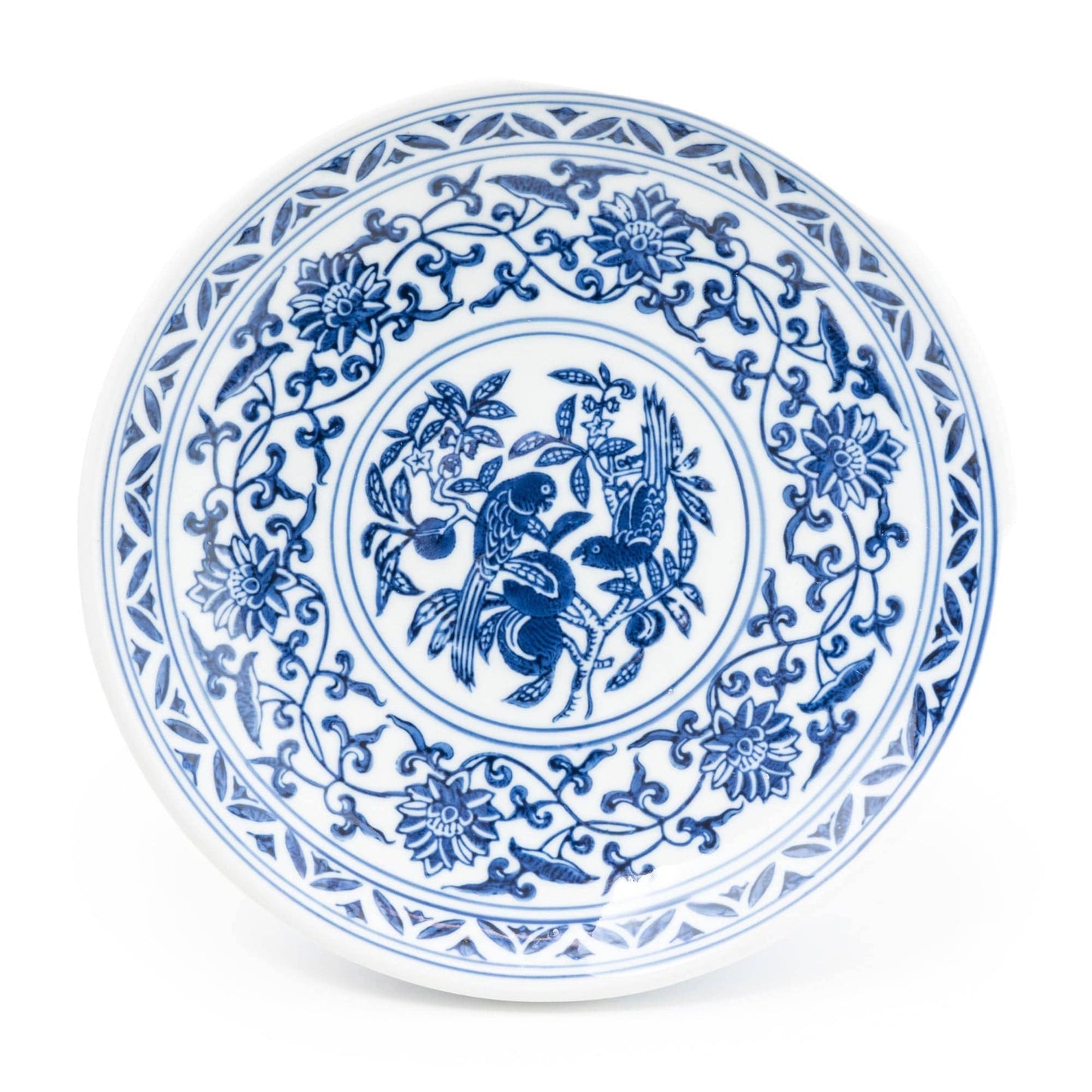 Sumatra Blue & White Cake Stand 8"