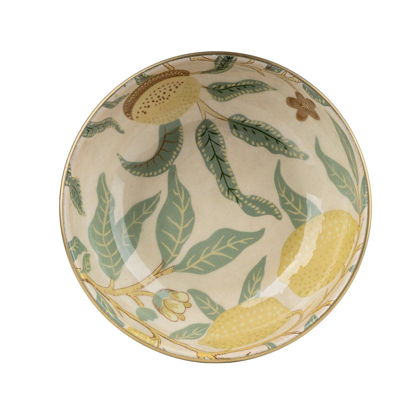 Large Metal/Enamel Bowl - Vintage Fruit