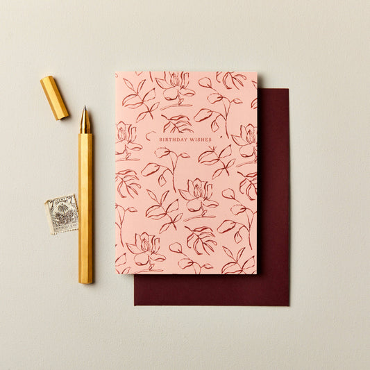 Floral Birthday Card | Female Birthday Card | Botanical Card