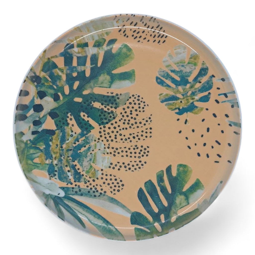 Porcelain Side Plate - Rochelle, Tropical - 19cm Diameter