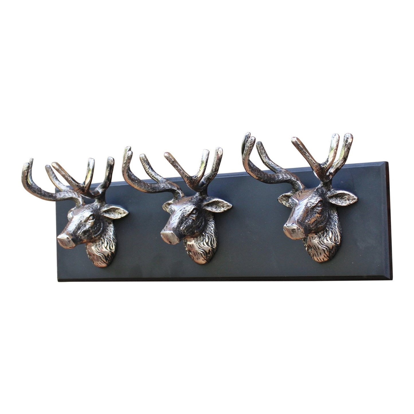Wall Hanging Triple Stag Head Ornament-2