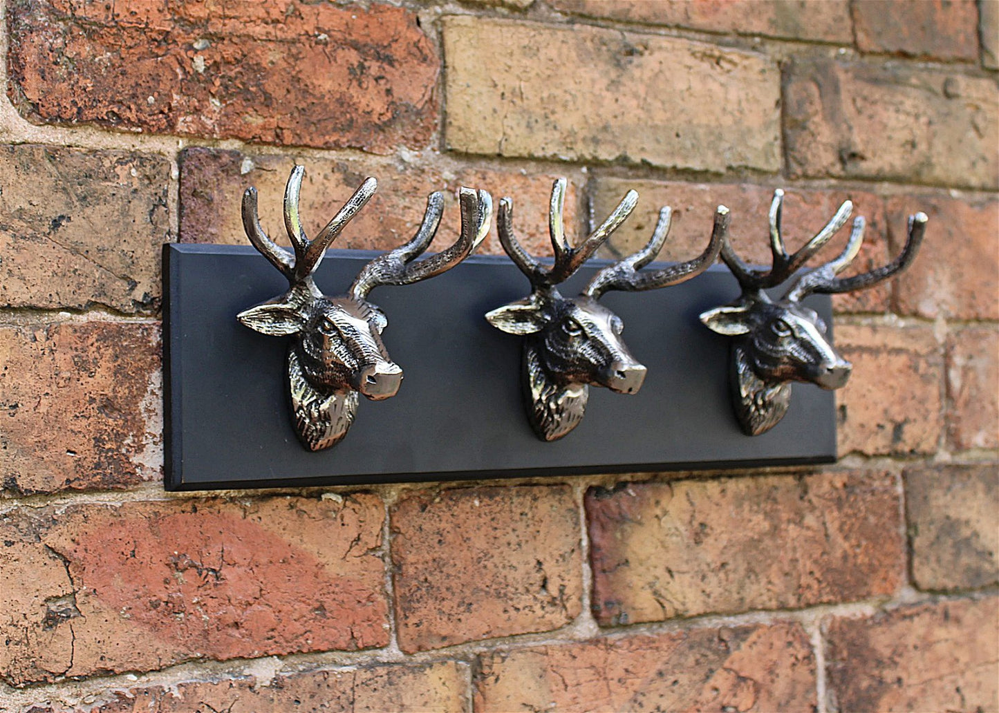 Wall Hanging Triple Stag Head Ornament-1