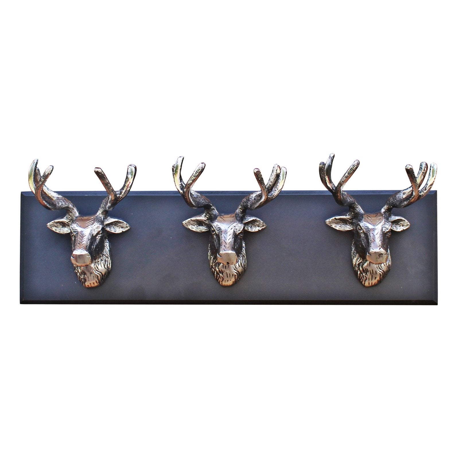 Wall Hanging Triple Stag Head Ornament-0
