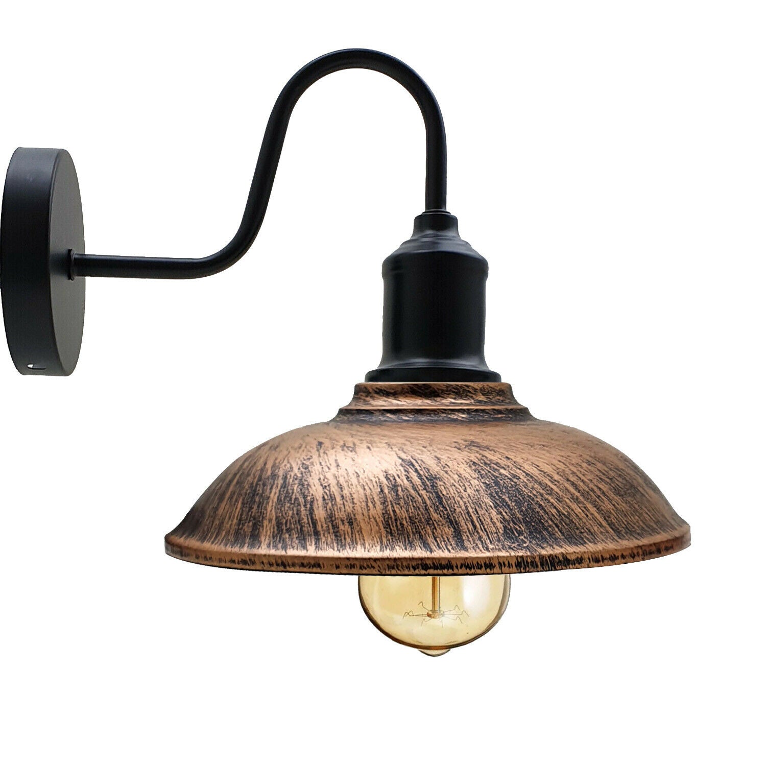 Wall light Copper Vintage Lampshade Industrial Retro Modern Chandelier-2